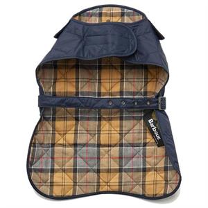 Barbour Navy Quilted Dog Coat